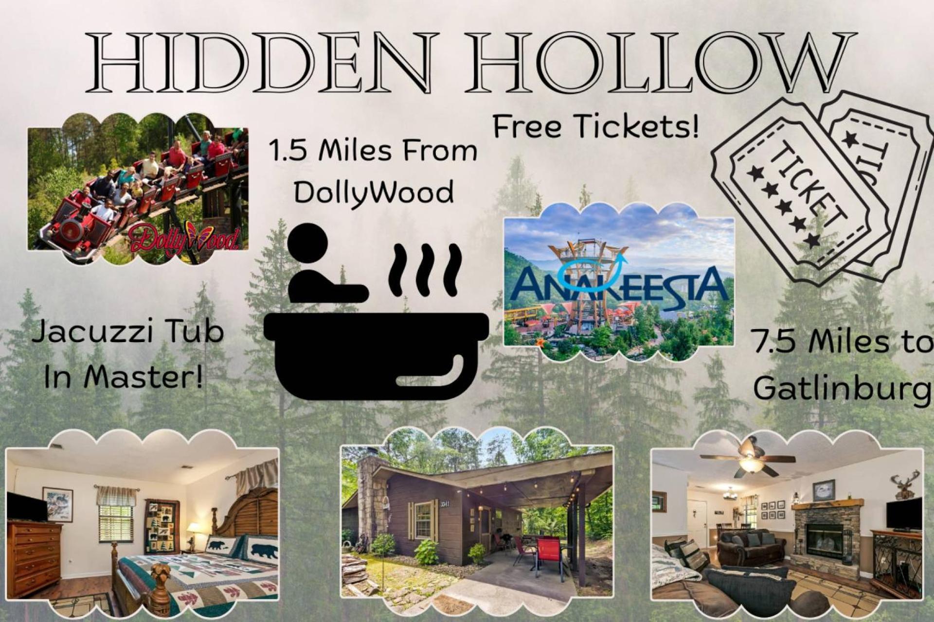 Hidden Hollow Pigeon Forge Ngoại thất bức ảnh